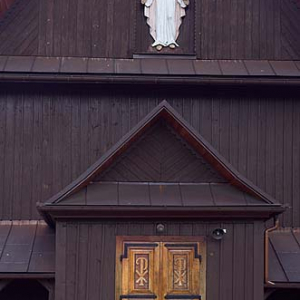 Tymanowa, drewniany kościół, małopolska